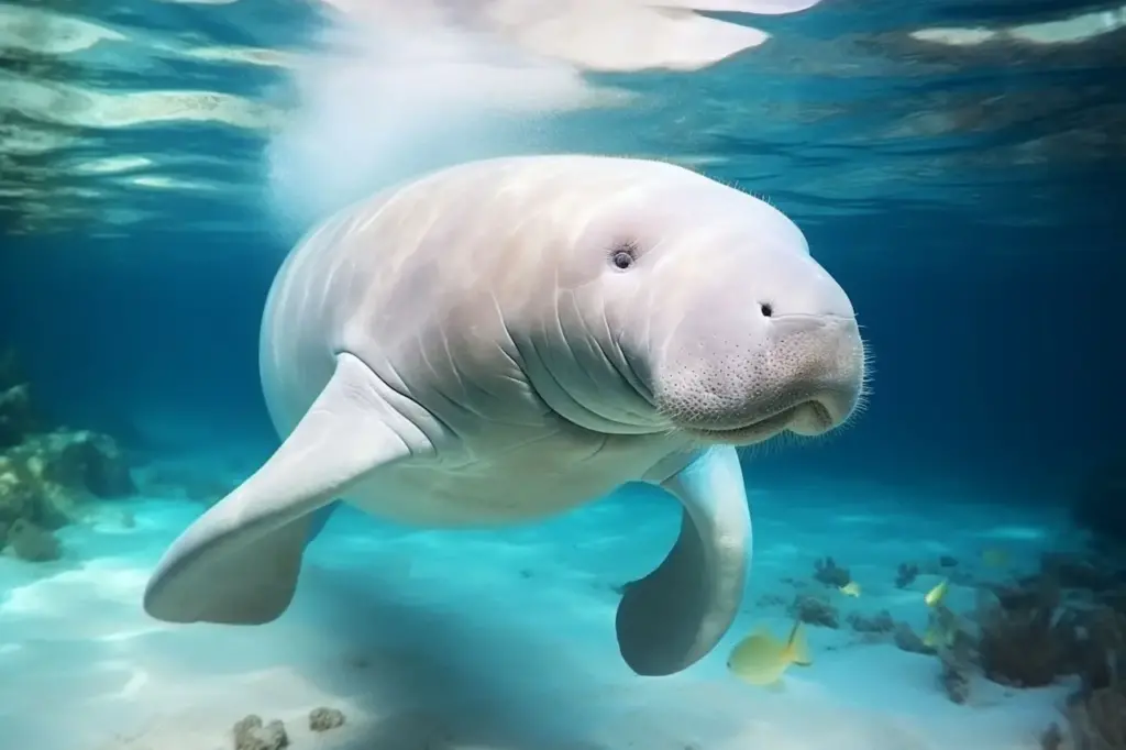 Dugong in the Underwater What Eats Dugong