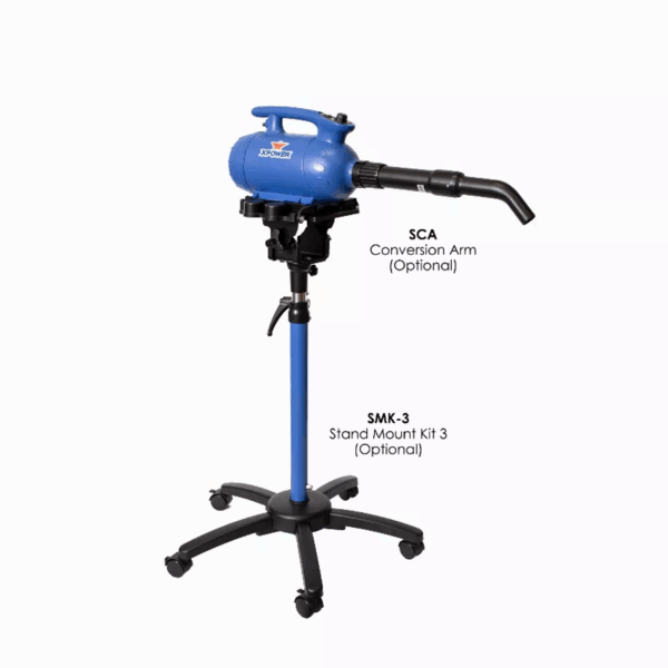 XPOWER B-24 Thermal Ace 3 HP Variable Speed Professional Pet Grooming Dog Force Hair Dryer with Heat - Image 3