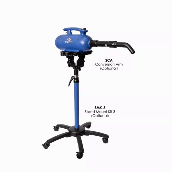 XPOWER B-27 Super Tub Pro Double Motor 6 HP Professional Pet Grooming Dog Force Hair Dryer - Image 3
