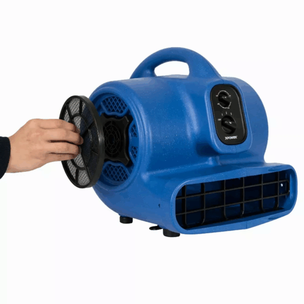 XPOWER X-430TF-MDK Professional 3 Speed Pet Grooming Dog Cage Dryer with Multi Drying Hose Kit, Timer & Filters - Image 2