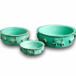 Carmel Ceramica Dog Food/Water Bowl