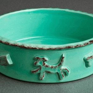 Carmel Ceramica Dog Food/Water Bowl
