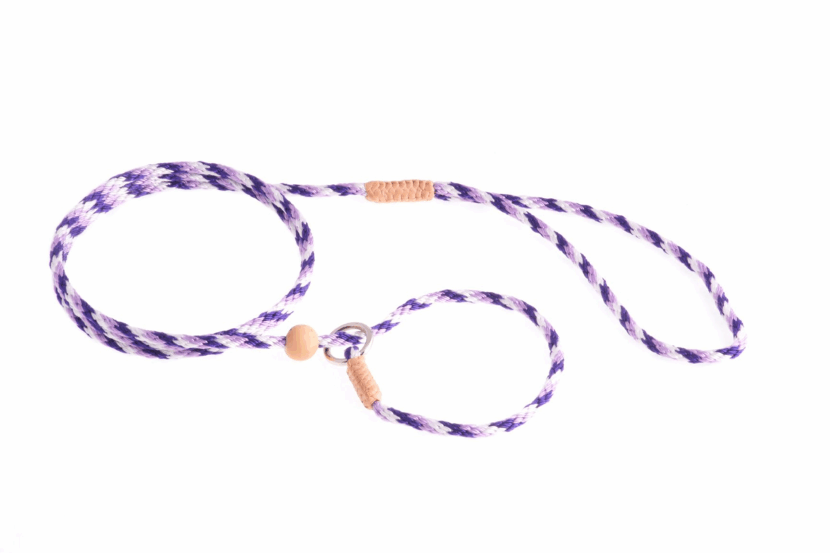 Nylon Slip Lead With Stopper (4 ft  x 1/8in or 4mm)