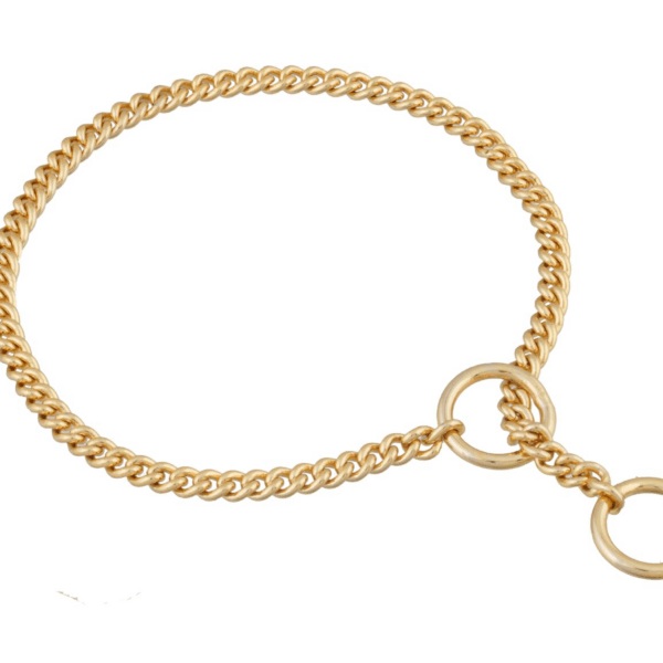Slip Curve Show Chain Collar (8 in x 1.2 mm)