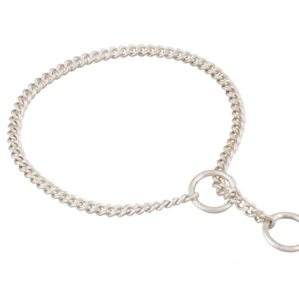 Slip Curve Show Chain Collar (8 in x 1.2 mm)