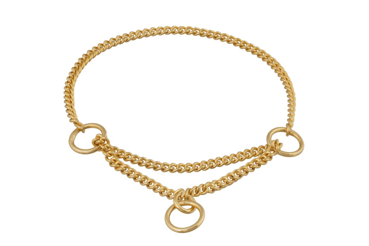 Martingale Show Chain Collar (14in x 1.4 mm)