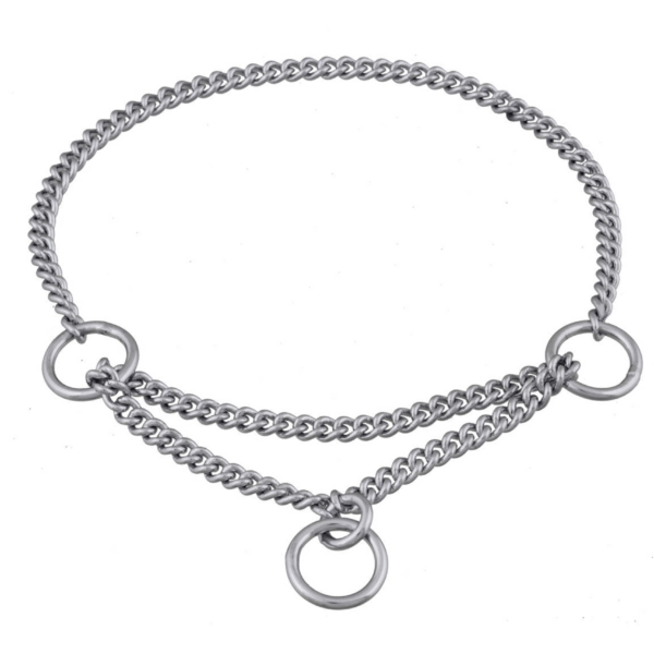 Martingale Show Chain Collar (18in x 1.4 mm)