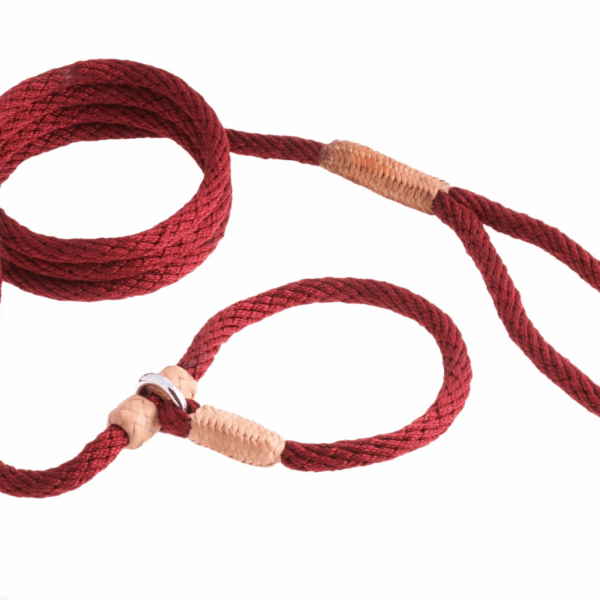 Nylon Slip Leash With 2 Stoppers (6ft  x 5/16in or 8mm)