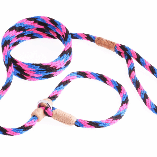 Nylon Slip Leash With 2 Stoppers (6ft  x 5/16in or 8mm)