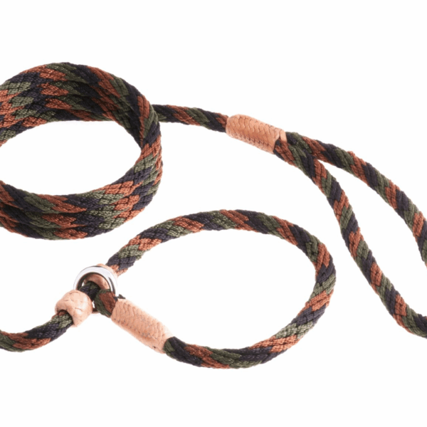 Nylon Slip Leash With 2 Stoppers (6ft  x 5/16in or 8mm)