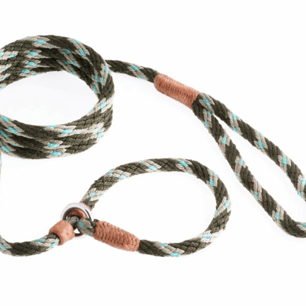 Nylon Slip Leash With 2 Stoppers (6ft  x 5/16in or 8mm)