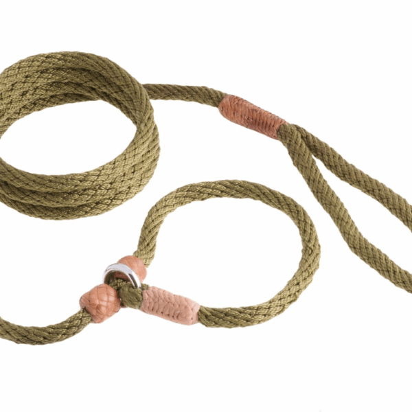 Nylon Slip Leash With 2 Stoppers (6ft  x 5/16in or 8mm)