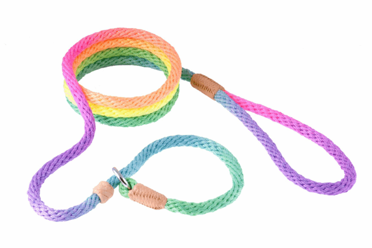 Nylon Slip Leash With 2 Stoppers (6ft  x 5/16in or 8mm)