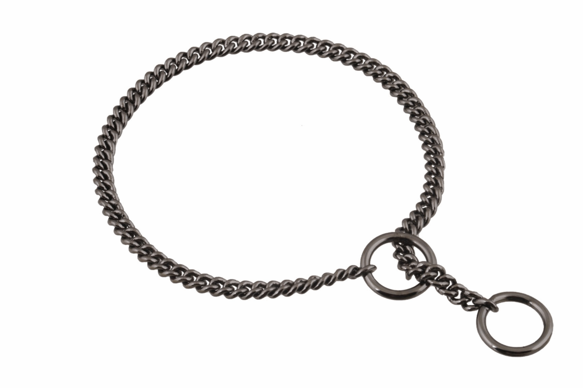 Slip Curve Show Chain Collar (8 in x 1.2 mm)
