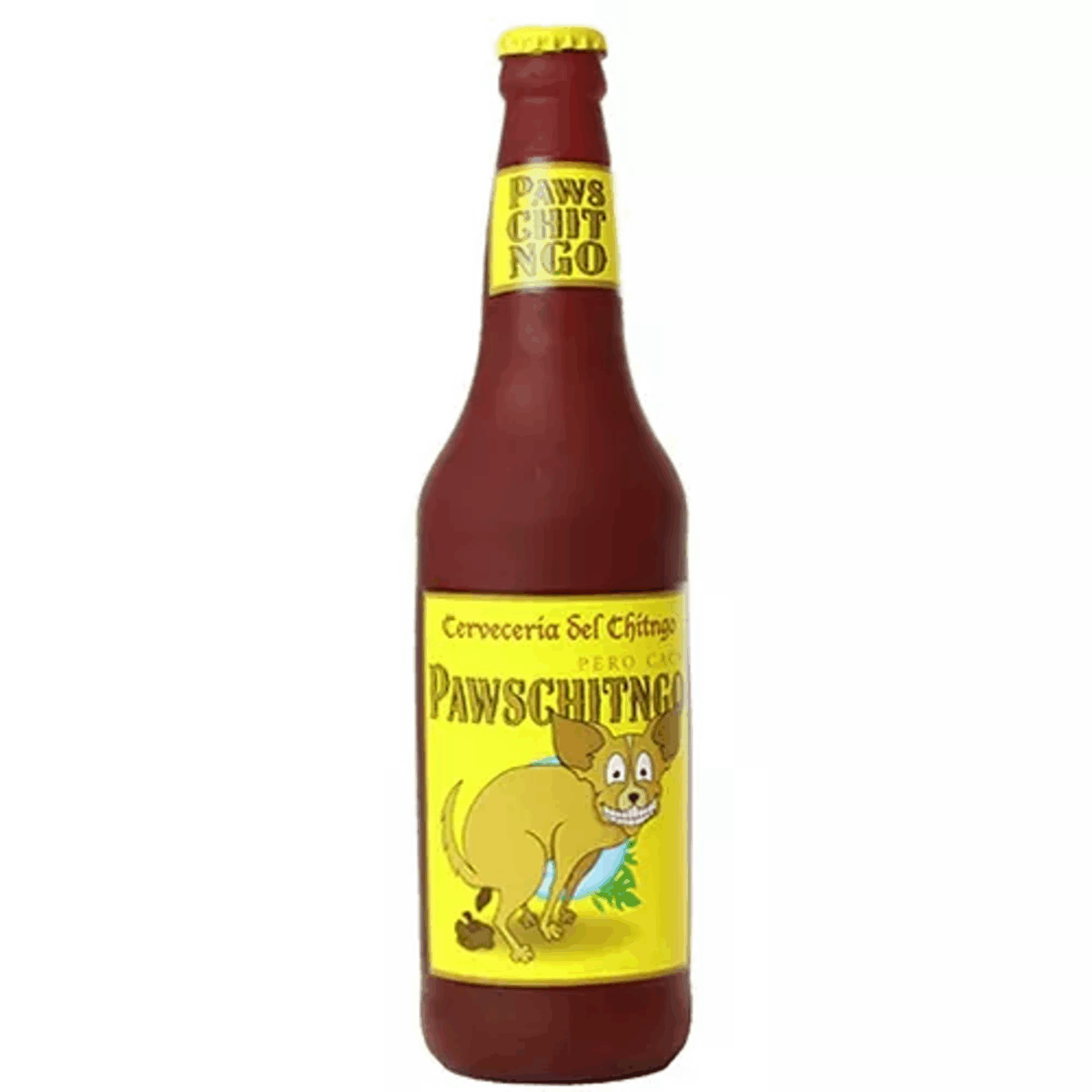 Silly Squeaker Beer Bottle