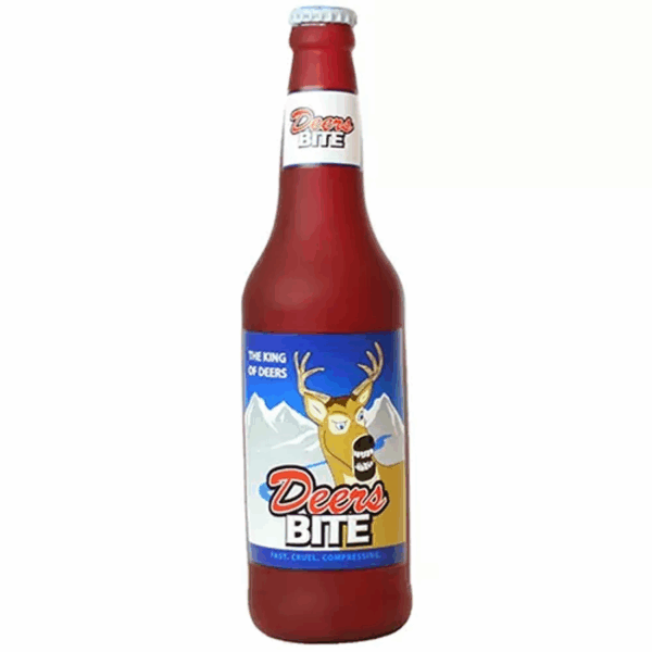 Silly Squeaker Beer Bottle