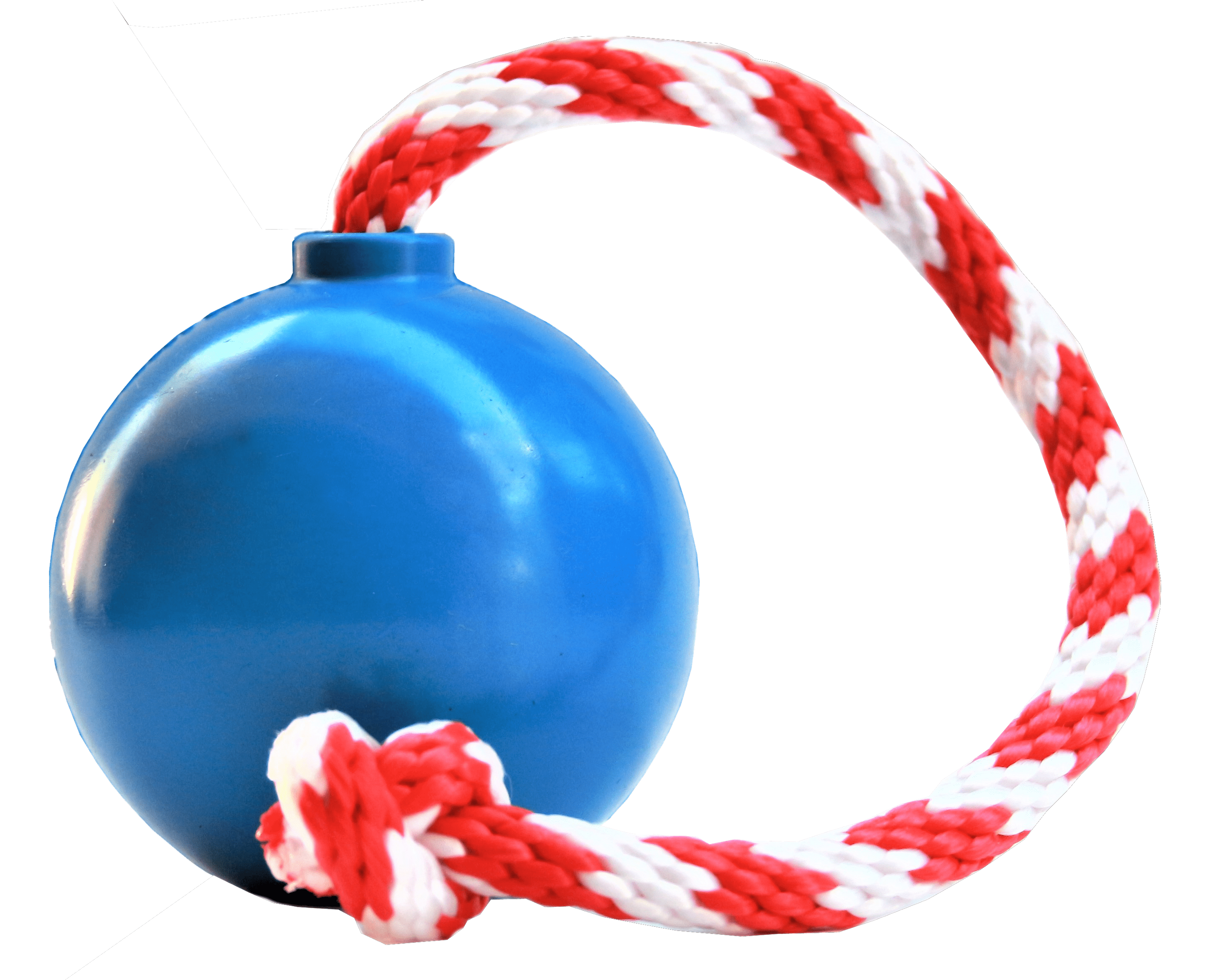 USA-K9 Cherry Bomb Durable Rubber Chew Toy, Treat Dispenser, Reward Toy, Tug Toy, and Retrieving Toy