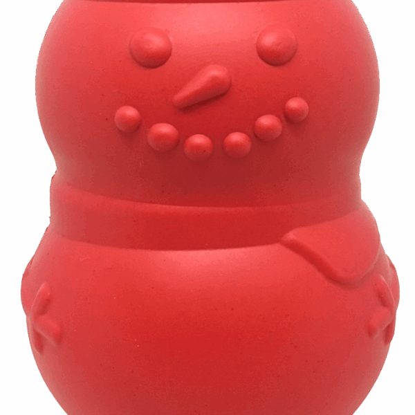 MKB Snowman Durable Rubber Chew Toy & Treat Dispenser