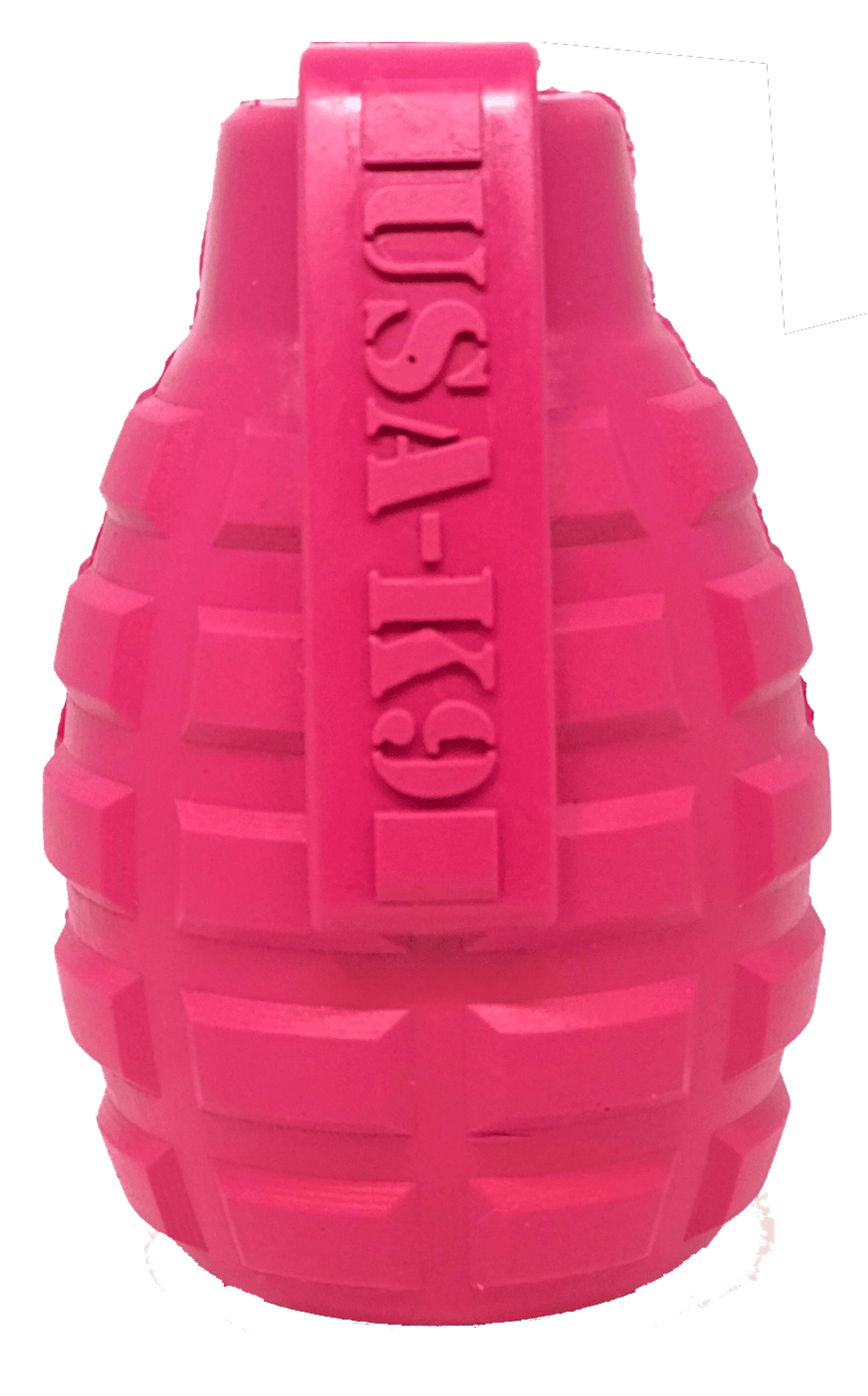 USA-K9 Puppy Grenade Durable Rubber Chew Toy & Treat Dispenser for Teething Pups 